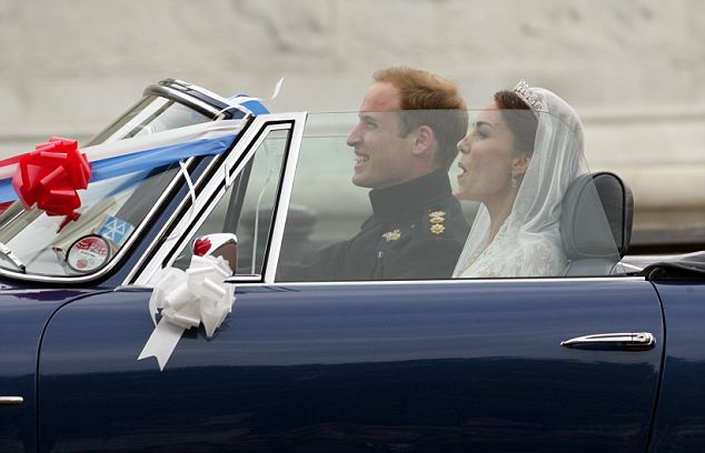 aston martin wedding car 