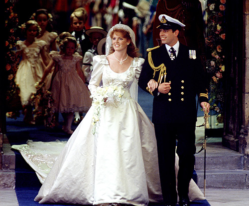 sarah ferguson wedding. gown for Sarah Ferguson,