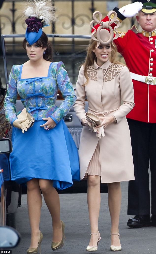 princess beatrice eugenie royal wedding bad hats