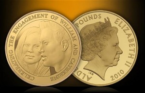 prince william catherine kate engagement commemorative coin