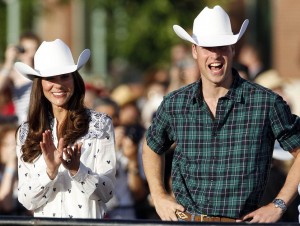 prince william duchess catherine in western hats calgary canada tour 2011