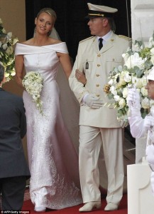 princess charlene and prince albert recessional wedding