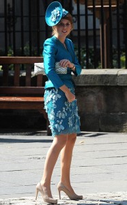 princess beatrice in turquoise